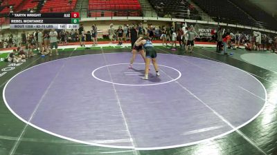 130 lbs Semis - Taryn Wright, Alaska vs Rebel Montanez