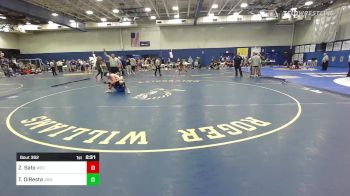 149 lbs Consi Of 4 - Zach Sato, Wisconsin-Eau Claire vs Thomas DiResta, JWU