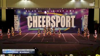 C4 Longhorns - BlackOut [2025 L4 Senior Coed - D2 Day 1] 2025 CHEERSPORT Cartersville Classic