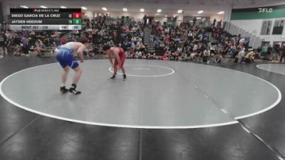 132 lbs Cons. Round 2 - Jayden Heedum, The Hideout vs Diego Garcia De La Cruz, Gardner Edgerton