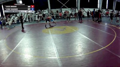 126 lbs Cons. Round 4 - Alex Briggs, Ohio vs Lyric Warner, Michigan Premier WC
