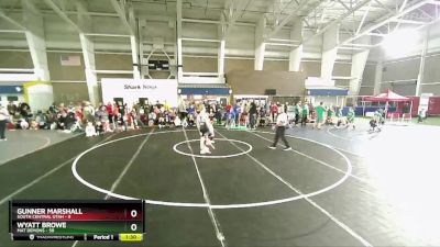 135 lbs Champ Round 1 (16 Team) - Gunner Marshall, South Central Utah vs Wyatt Browe, Mat Demons