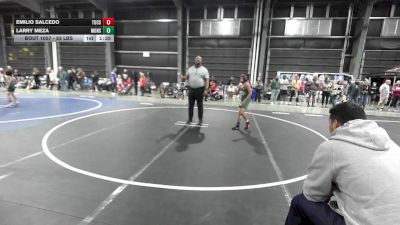 83 lbs Rr Rnd 1 - Emilio Salcedo, Tucson Cyclones vs Larry Meza, Monster Garage