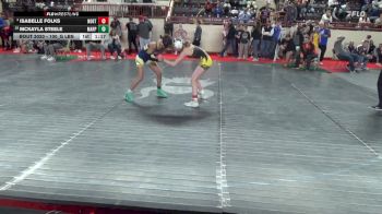 100_G lbs Semifinal - Isabelle Folks, North Allegheny vs McKayla Steele, Marple Newtown