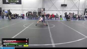 100 lbs Finals (2 Team) - Anthony Scagnelli, Triumph vs Luke Katsigiannis, Warhawks Black