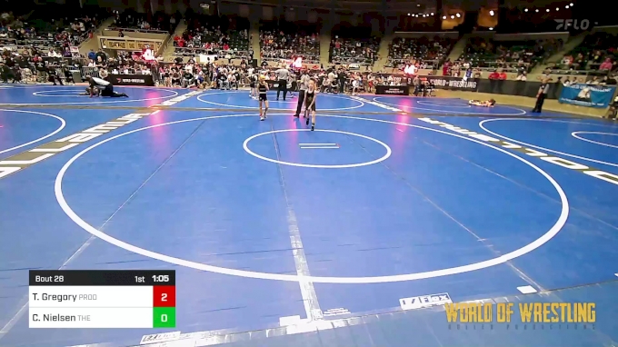 58 lbs Round Of 16 - Tenner Gregory, Prodigy Wrestling vs Coy Nielsen ...