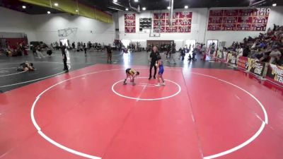 85-88 lbs Round 3 - Conan Hannegan, Team Thunder vs Rebecca Jimenez, Wolves Den Wrestling Club