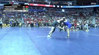 1A-285 lbs Champ. Round 1 - Francisco Honts, Wilton vs Owen Recker, Starmont