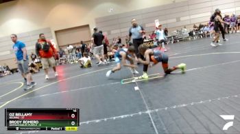 70 lbs Semis & 1st Wrestleback (8 Team) - Oz Bellamy, Belding vs Brody Romero, Untouchables Purple
