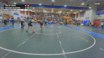 157 lbs Champ. Round 2 - Benjamin DeLaTorre, South Hills vs Phillip Cabral, La Mirada