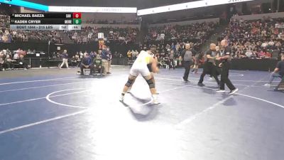 215 lbs Consi Of 8 #2 - Michael Baeza, San Dimas (SS) vs Kaden Cryer, Moreno Valley (SS)