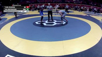 D2-157 lbs 3rd Place Match - Cael Gilmore, Mar. Highland vs Bo Hertenstein, St. Marys Memorial