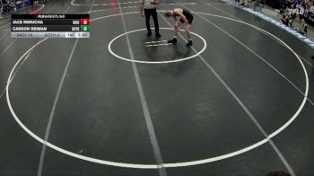 150 lbs Quarterfinals (8 Team) - Jace Rerucha, David City vs Carson Reiman, Gothenburg