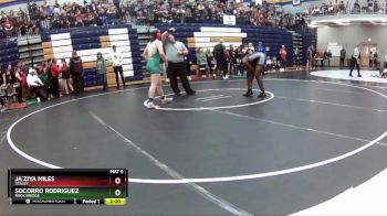 140 lbs. Champ. Round 1 - Ja`ziya Miles, Staley vs Socorro Rodriguez, Rock Bridge