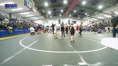 46 lbs Semifinal - Moxin Hammans, Warner Eagles Youth Wrestling vs Wyatt Worth, Collinsville Cardinal Youth Wrestling