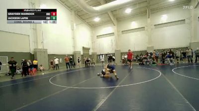 117 lbs Cons. Round 4 - Grayden Warnock, Northside Wrestling Club vs Jackson Lapin, Champions Wrestling Club