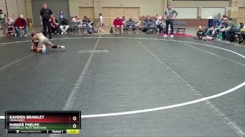 76 lbs Round 2 - Kamden Brawley, Young Bucs vs Parker Phelps, Cookeville Youth Wrestling