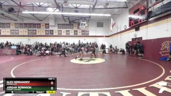 133 lbs Cons. Round 2 - Alex Hernandez, Fresno City vs Jordan Robinson, Chabot College