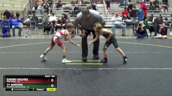 44 lbs Semifinal - Ty Simmons, Michigan Revolution vs Zavery Holmes, Pine River