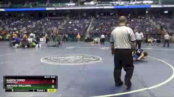 3 lbs Cons. Round 2 - Kaden Tatro, Cedar Ridge vs Nathan Williams, Triton