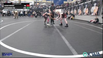 92 lbs Round Of 16 - Logan Whited, Perry Wrestling Academy vs Alexander Fee, Enid Youth Wrestling Club