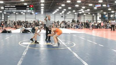 130 lbs Round 4 - 1:30pm Friday - Toby Bernash, NYWAY - Iron Empire vs Hazen Crank, Oklahoma Elite