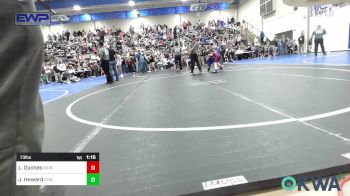 73 lbs Quarterfinal - Liam Dyches, IRONMEN Wrestling Club vs Jamison Howard, Caney Valley Wrestling