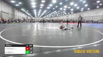 46 lbs Rr Rnd 2 - Sawyer Simpson, Oklahoma Boys 9U vs Kamdyn Peters, LWA 9U