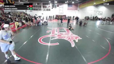 120 lbs Round 3 - Isabella Ochoa, Santa Fe vs Naima Ochoa, Gahr High School