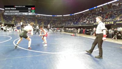 130 lbs Consy 2 - Julius Poole, Albert Gallatin vs Luke Krushinski, Fox Chapel