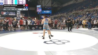 165 lbs Cons. Rd Of 32 - Braydon Peterson, Minnesota vs Jackson Murray, Iowa