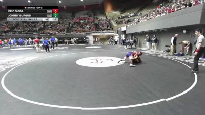 146 lbs Consi Of 16 #1 - Eric Sigda, Sanger vs Johnny Burgos, Bakersfield Christian High School