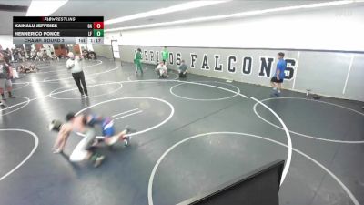 120 lbs Champ. Round 2 - Hennerico Ponce, Lake Forest vs Kainalu Jeffries, Graplr Academy