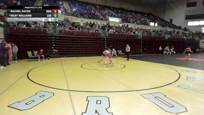 120 lbs Consi Of 4 - Rachel Hayes, Woodruff vs Riley Williams, Cane Bay