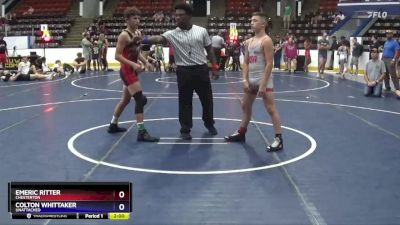 110/120 Quarterfinal - Emeric Ritter, Chesterton vs Colton Whittaker, Unattached