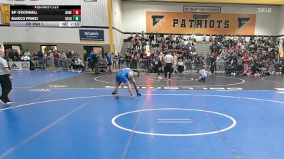 149Tan lbs Rr Rnd 1 - Sp O'Donnell, Duke vs Marco Frinzi, Columbia