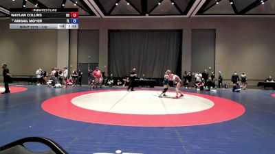 130 lbs Cons. Semis - Waylan Collins, NC vs Abigail Moyer, FL