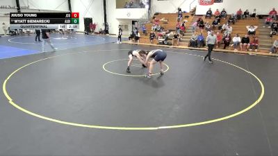 197 lbs Quarterfinal - Wyatt Sieniarecki, Albion vs Juuso Young, John Carroll