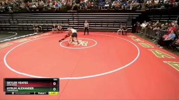 190 lbs Quarterfinal - Skyler Yeates, Bear River vs Hyrum Alexander, Timpanogos