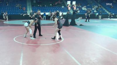 132 lbs Consi Of 8 #2 - Cloe Boccia, Milford vs Melanie Miles, Putnam