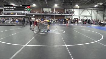 157 lbs Champ. Round 2 - Kael Scranton, Coe vs Jesse Burg, Lakeland