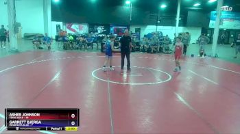 97 lbs Semis & 1st Wrestleback (8 Team) - Asher Johnson, Texas Gold vs Garrett Bjerga, Minnesota Blue