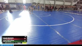 67 lbs Cons. Round 4 - Kaleb Erickson, Sandpoint Legacy WC vs Noah Hollamon, Mine Yard Dogs WC