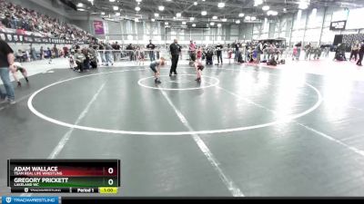 62 lbs Cons. Round 2 - Adam Wallace, Team Real Life Wrestling vs Gregory Prickett, Lakeland WC