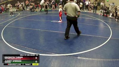 56 lbs Quarterfinal - Kinzingtin Turner, Stallions Wrestling Club vs Audrey Amerson, Shootbox