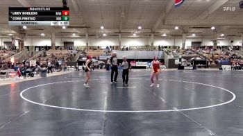 Girls 107 lbs Semifinal - Libby Robledo, Ravenwood High School vs Cora Finstad, Gibbs High School