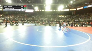 100 lbs Cons. Round 2 - Maliya Halpin, Borah vs Daisy Villeda, Skyline