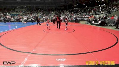 46 lbs Round Of 32 - Titan Robertson, Toss Em Up vs Rodrick Waitkus, Team Tulsa Wrestling Club