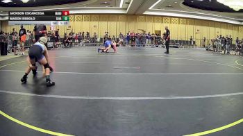 65 lbs Semifinal - Jackson Escarcega, Manu Wr Ac vs Mason Rebolo, Savage House WC