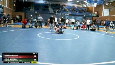 72-74 lbs Round 3 - Cole Jenkins, Grantsville Wrestling Club vs Draeden Dong, Grantsville Wrestling Club